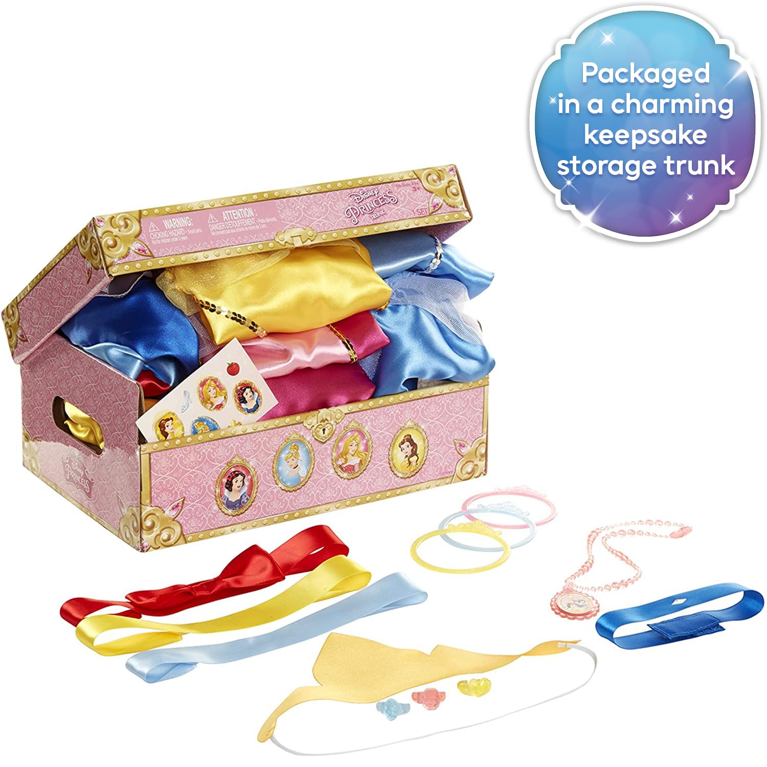 Disney Princess Dress Up Trunk Deluxe 21 Piece Officially Licensed [Amazon Exclusive] - Image 3