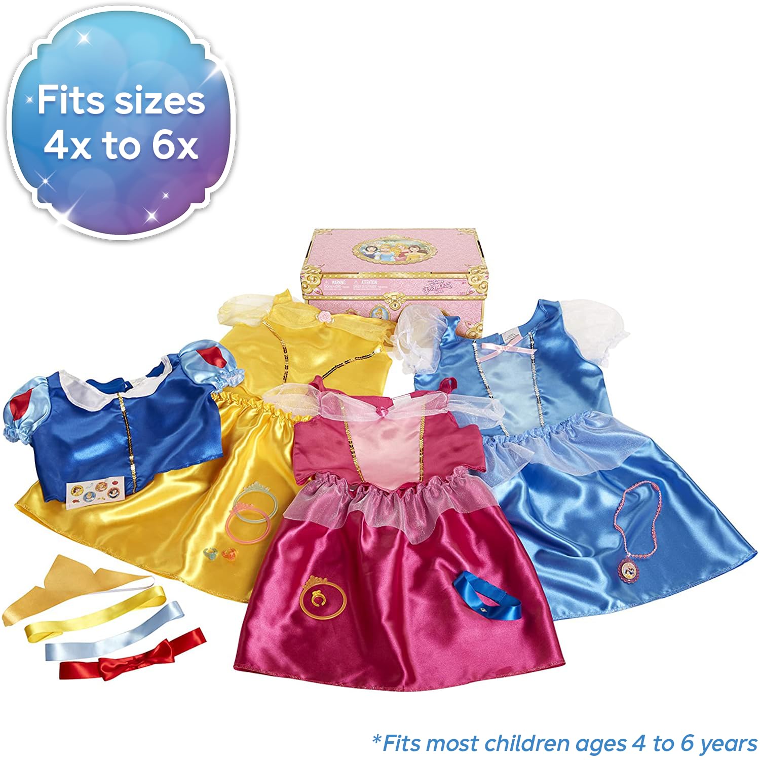 Disney Princess Dress Up Trunk Deluxe 21 Piece Officially Licensed [Amazon Exclusive] - Image 4