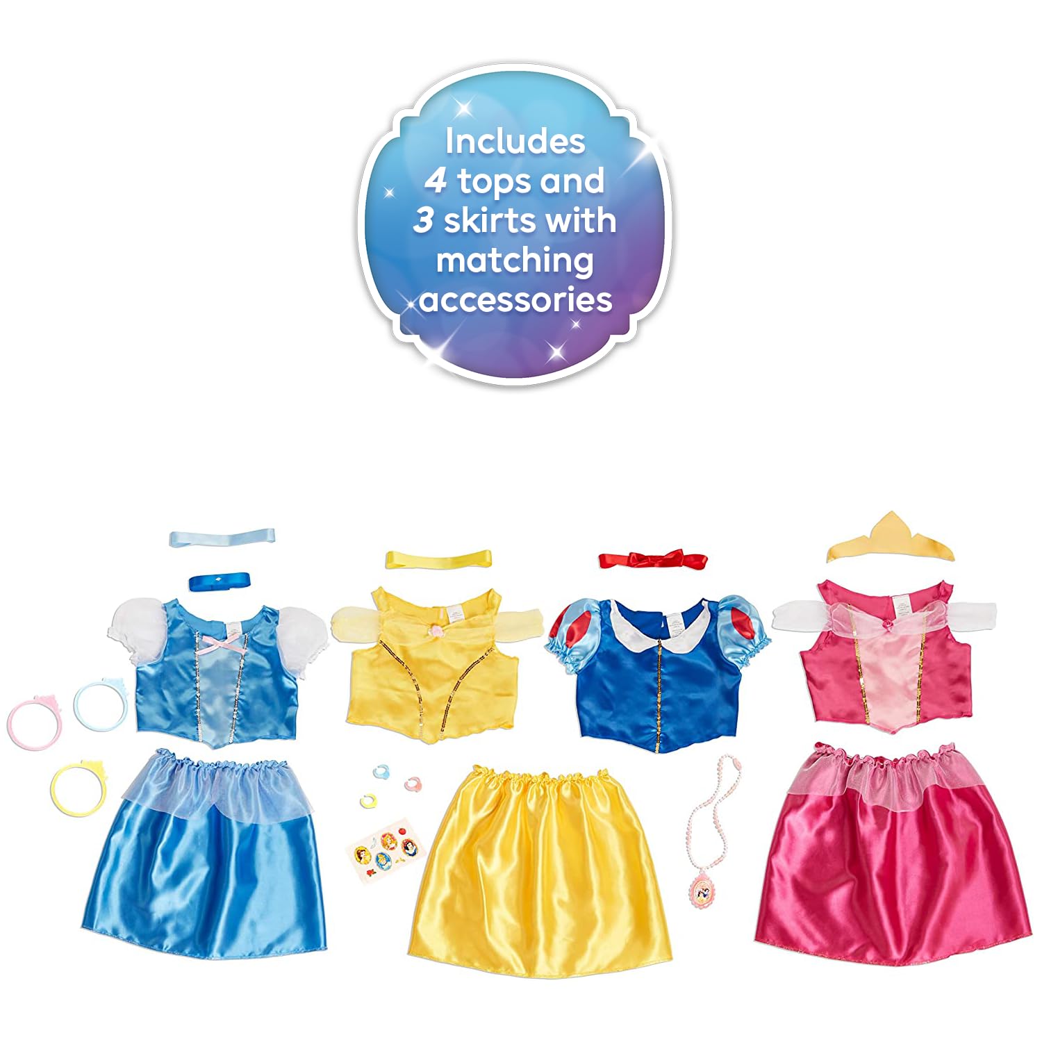Disney Princess Dress Up Trunk Deluxe 21 Piece Officially Licensed [Amazon Exclusive] - Image 5