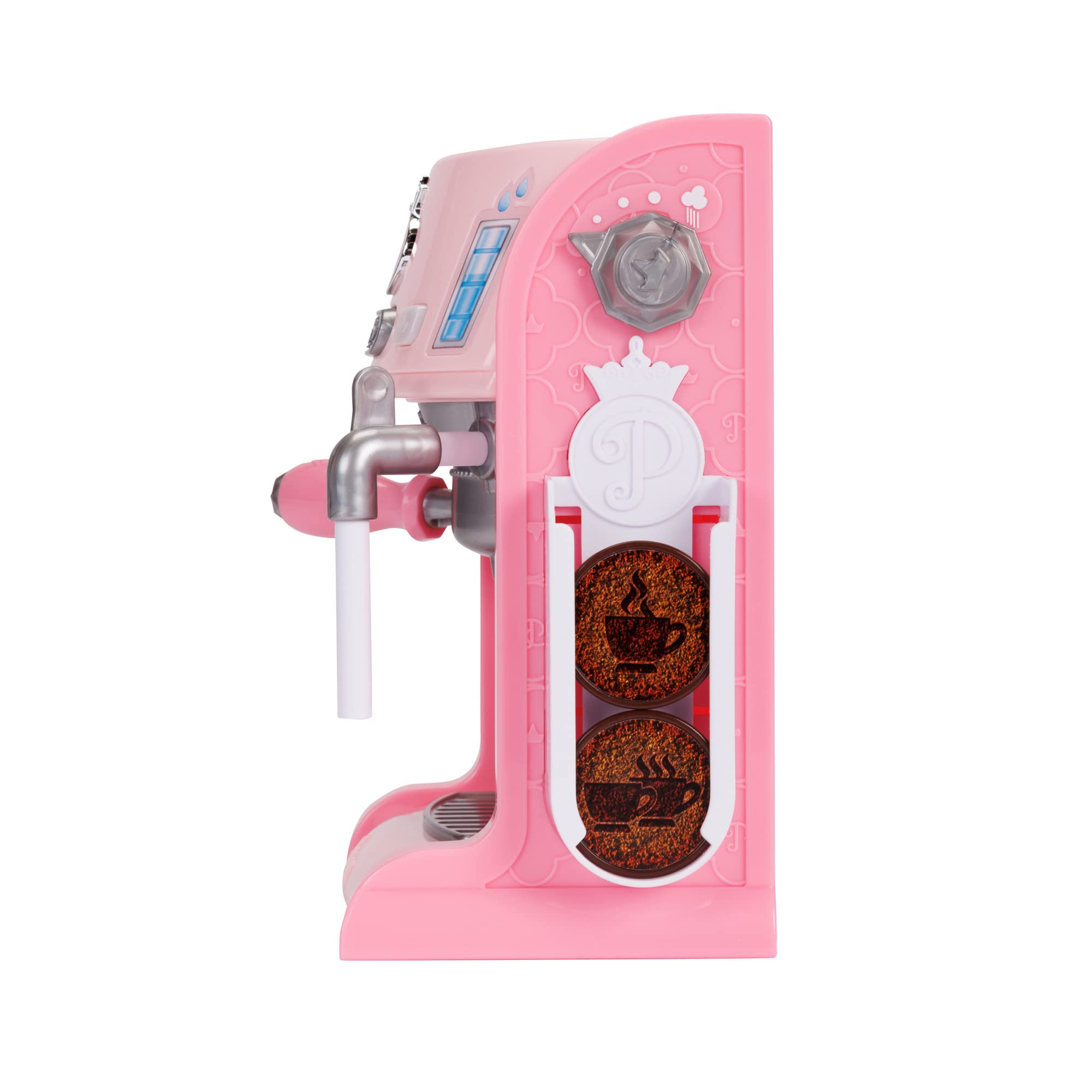 Disney Princess Style Collection Toy Espresso Machine for Kids, Coffee Maker Play Kitchen Accessories Gift for Girls & Kids - Image 6