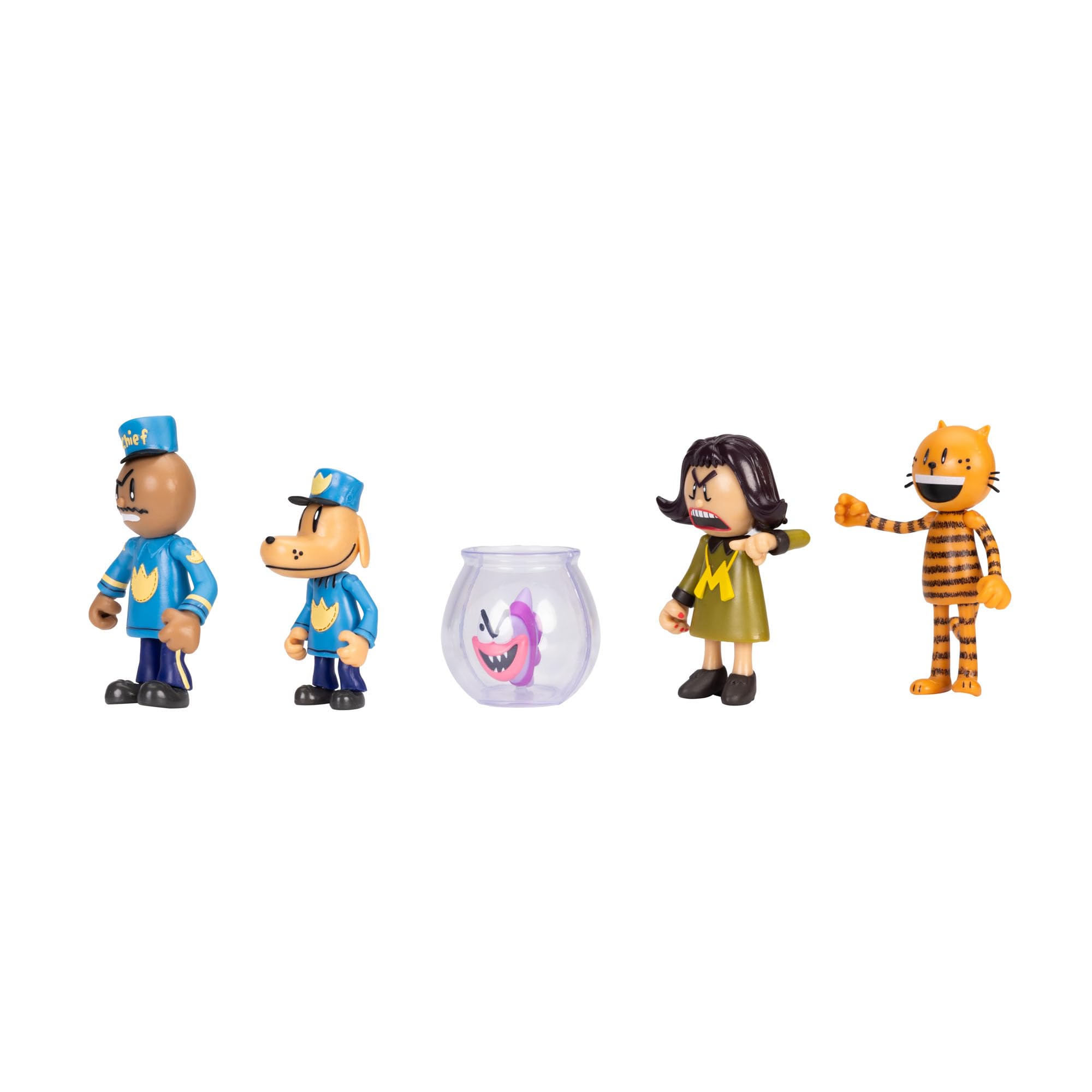 Dog Man 2.5" Inch Figures 5-Pack Multipack from Jakks Pacific's Wave #3 - Image 7
