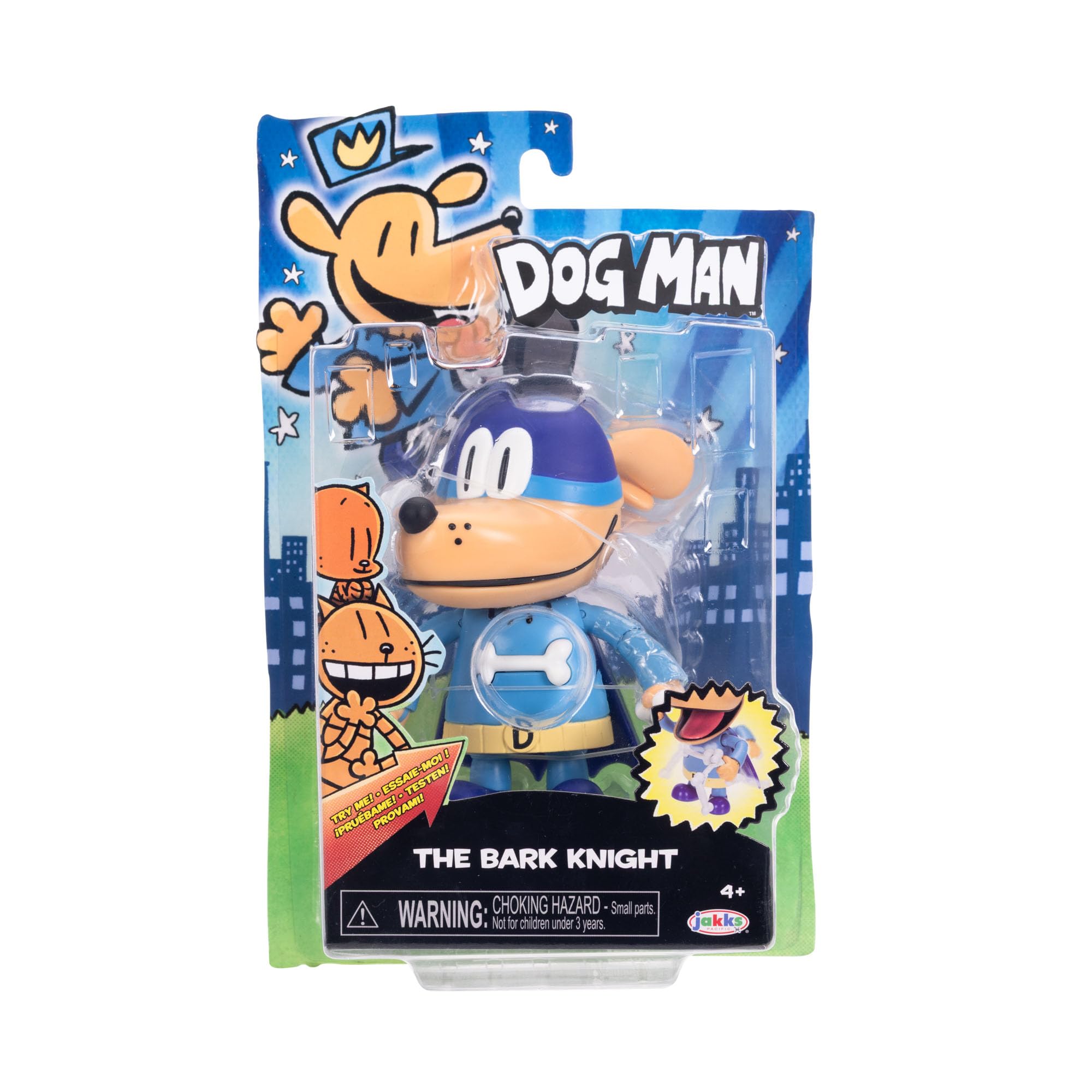 JAKKS Pacific Dog Man 5" Figure - Bark Night - Image 6