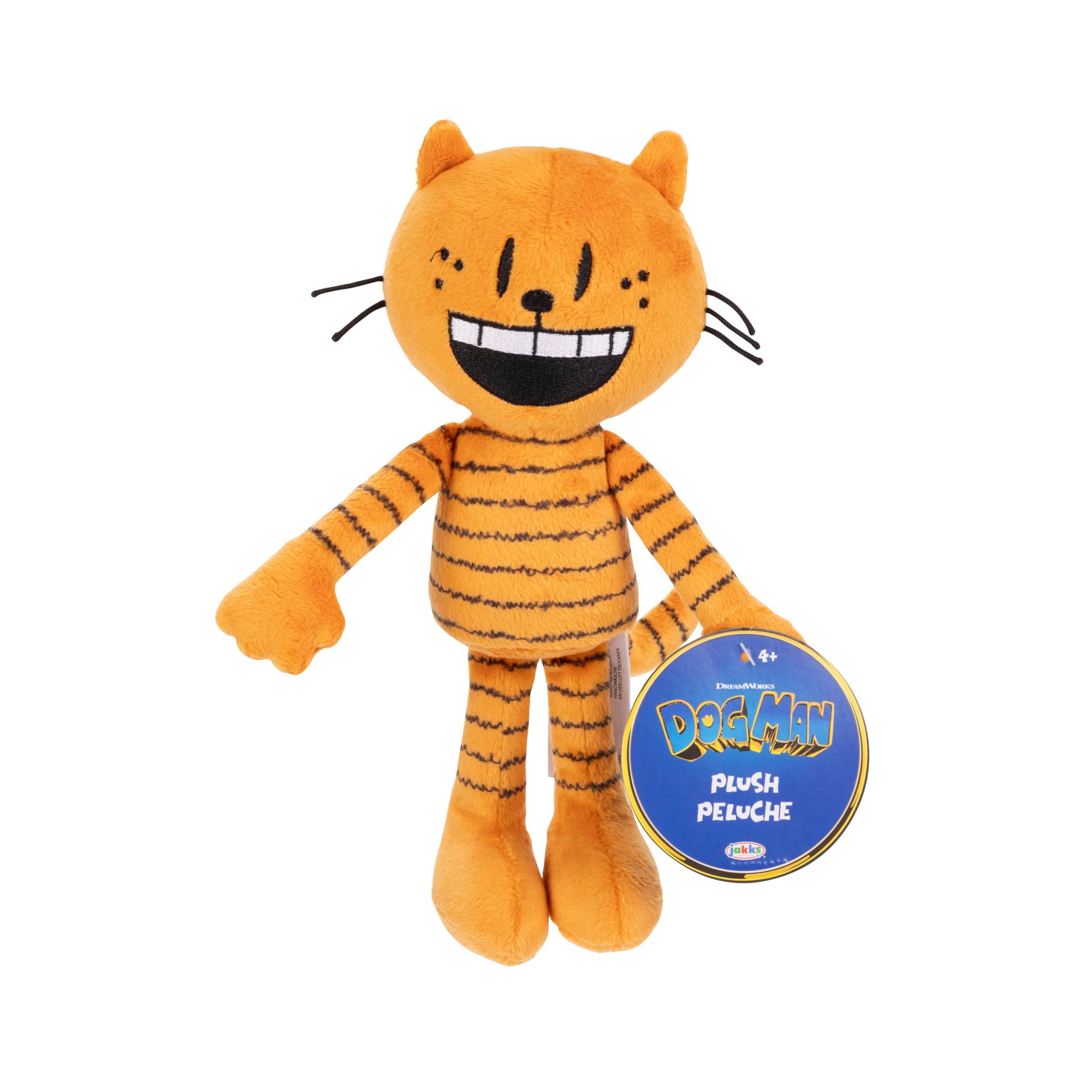 JAKKS Pacific Dog Man Movie Plush - Dog Man and Petey Plush 2-Pack, Collect All Dogman Plush, Based on The Dog Man Movie, for Kids Ages 4 Years and Up - Image 3