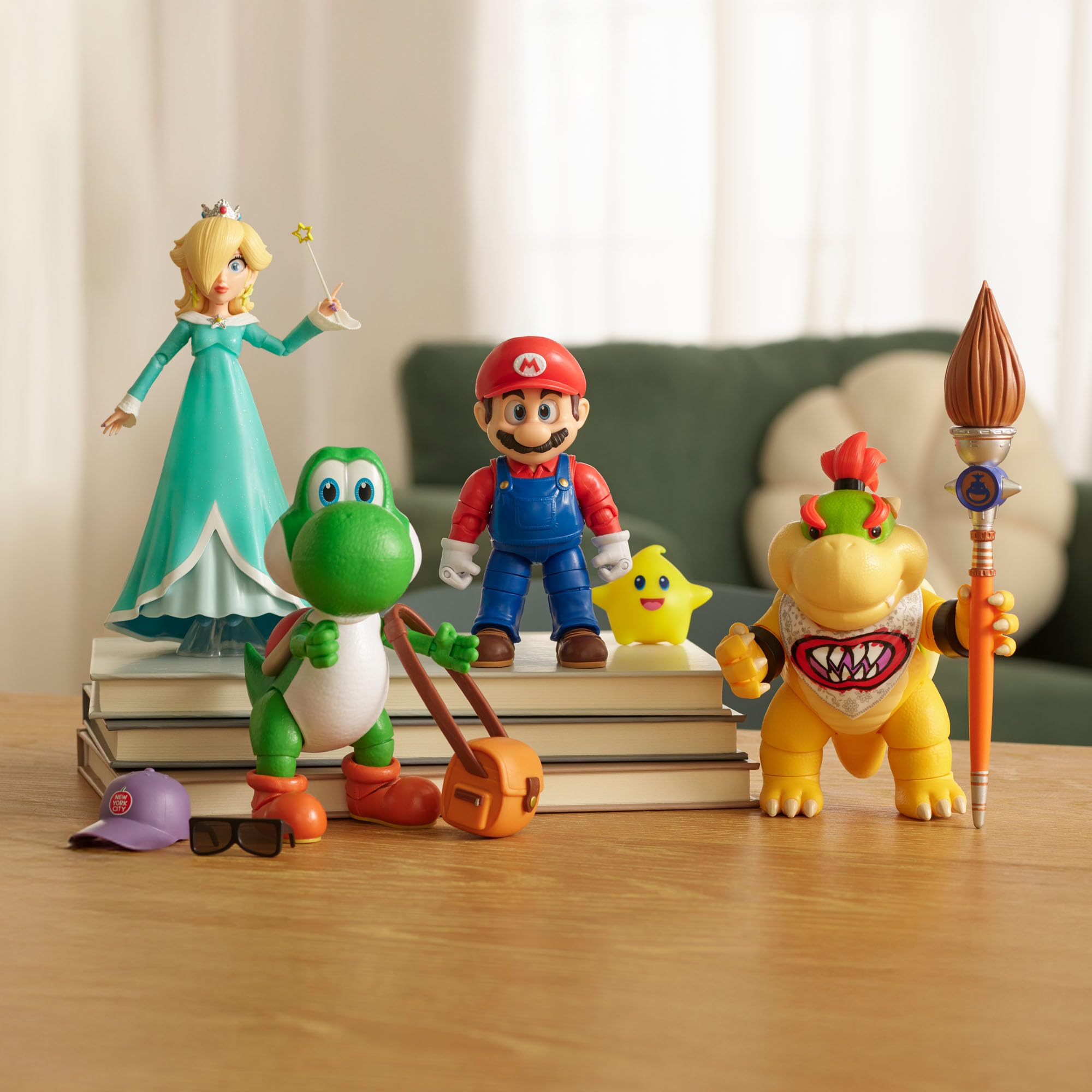 The Super Mario Galaxy Movie 5” Action Figures Series 1 – Bowser Jr. Figure with Paint Brush Accessory - Premium Details and 17 Points of Articulation - Image 5