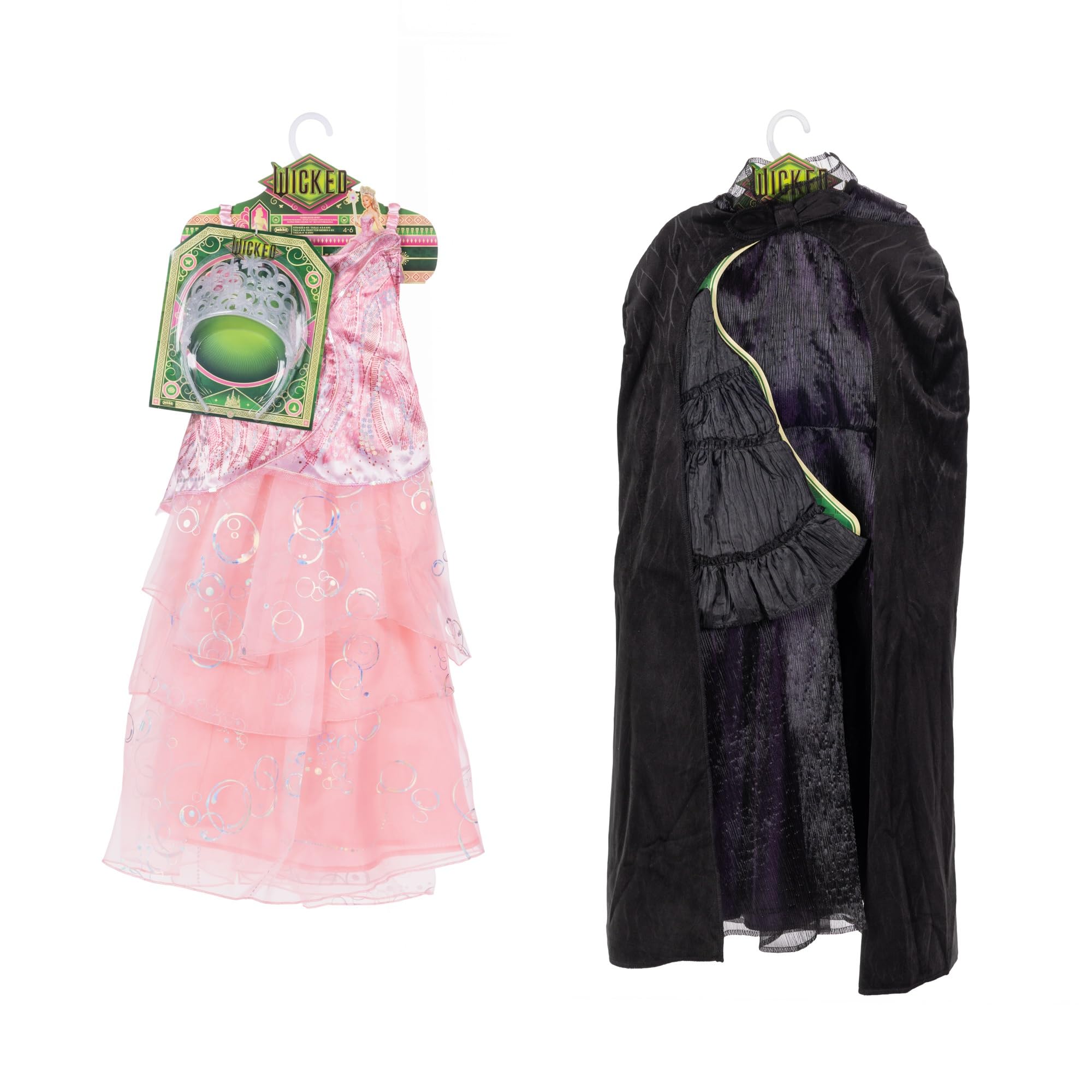 Wicked Glinda Dress for Girls Premium Official Wicked Costume Pink Bubble Dress & Shiny Tiara, with Holographic Sequin Details that Provide Shimmer and Shine! [Amazon Exclusive] - Image 7